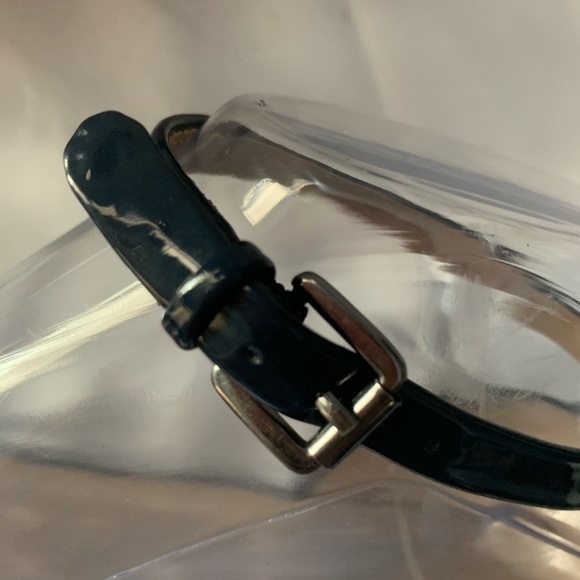 NWOT Gianni Bini Navy Blue Strap Kitten Wedge - Picture 8 of 12